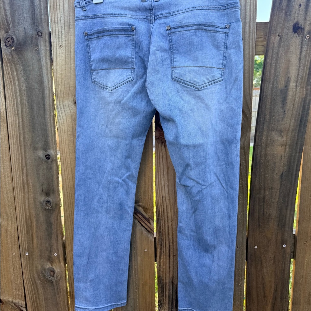 Steve’s Jeans Light Wash Slim Fit Denim Jeans Size 32x30 Stretch Casual - Picture 5 of 11